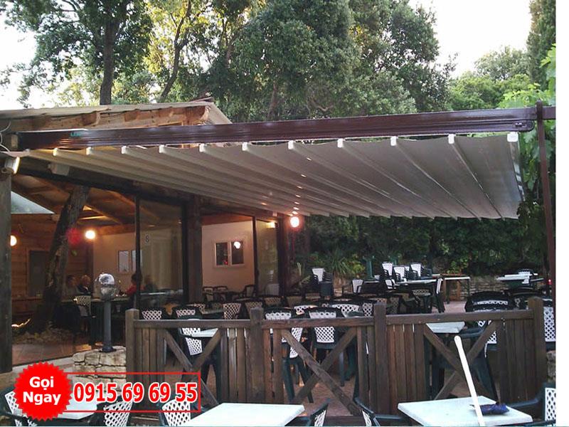 Bảng báo giá mái che quán cafe