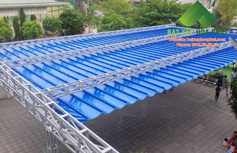 Thi công Mái xếp lượn sóng Đà Lạt
