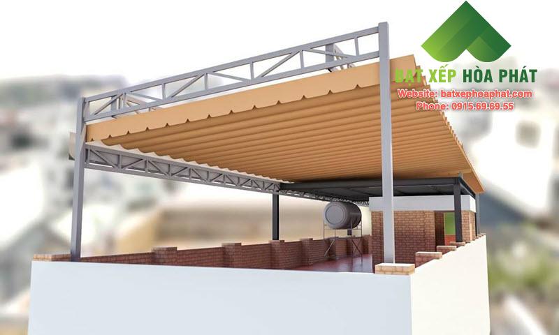 Giới thiệu về mái xếp sân thượng