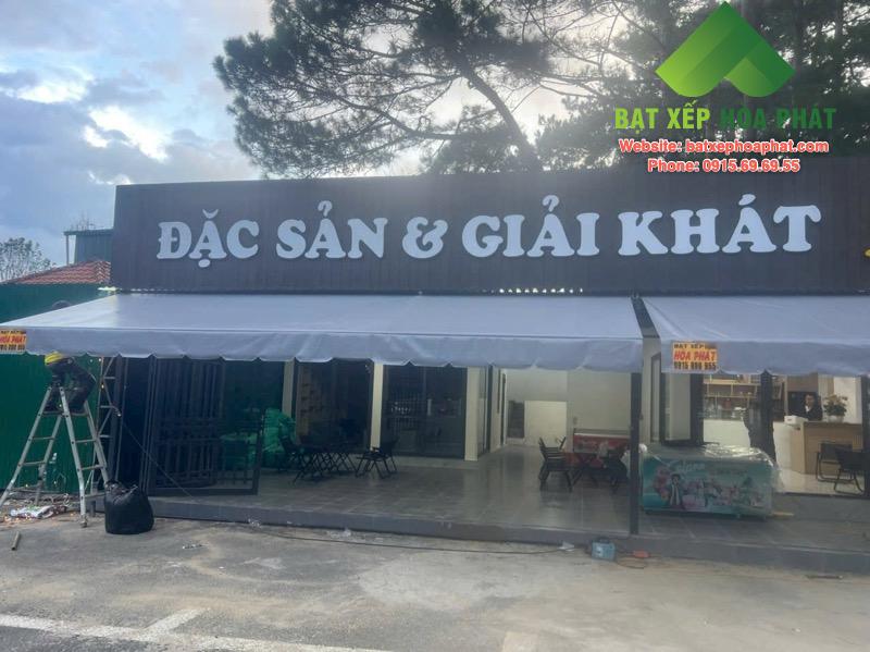 Công trình mái hiên Dinh 3 do Bạt Xếp Hòa Phát thi công