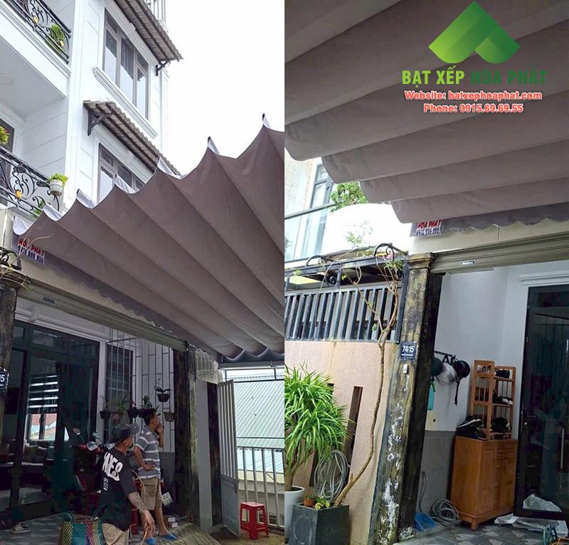 Hình ảnh thực tế bạt xếp Hòa Phát hoàn thiện tại Nguyễn Đình Triễu, Đà Lạt