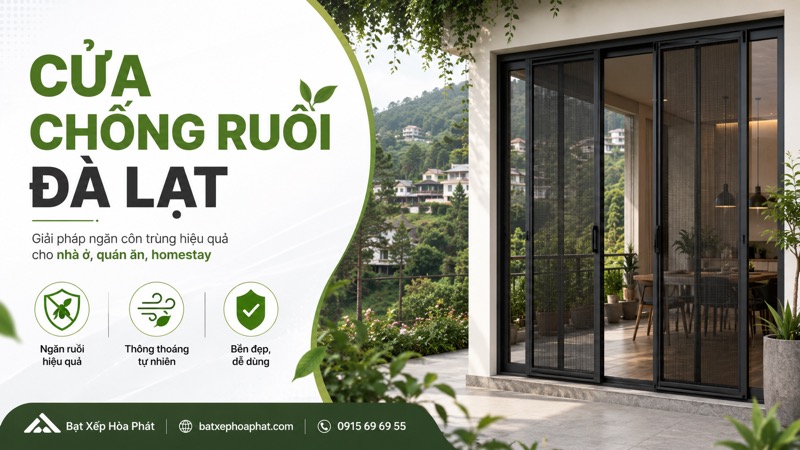 Cửa lưới chống ruồi Đà Lạt