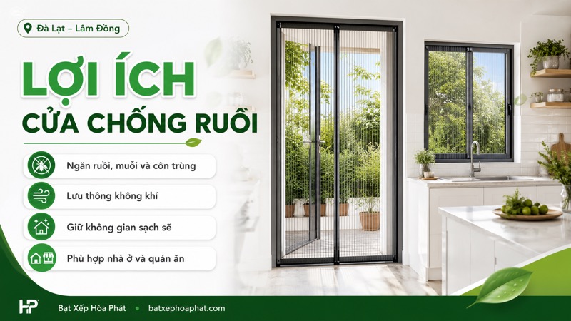Lợi ích cửa lưới chống ruồi