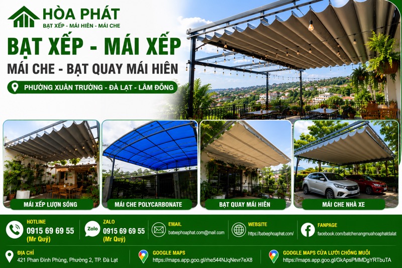 Đơn vị Bạt Xếp Hòa Phát uy tín số 1 Đà Lạt