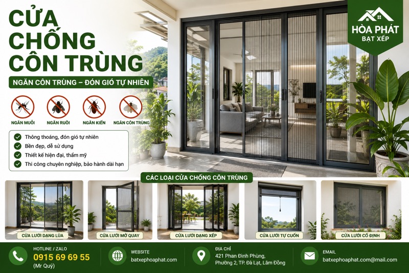 Bạt xếp Hòa Phát uy tín Tại Đà Lạt