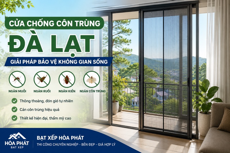 Cửa lưới chống côn trùng hiệu quả