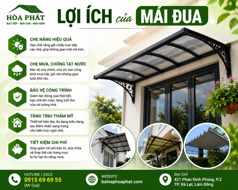 Lợi ích của mái đua