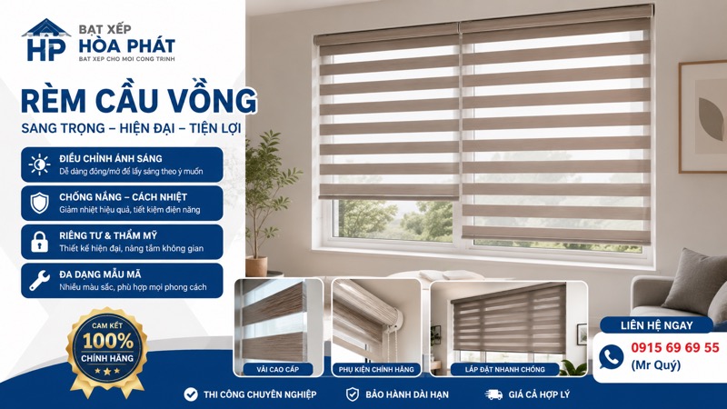 Rèm cầu vồng thẩm mỹ, giá rẻ