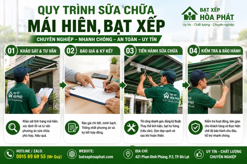 Quy trình thi công sửa chữa