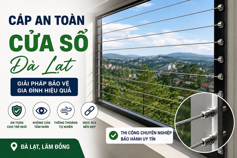Thi công cáp an toàn Đà Lạt